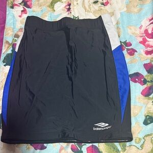 Balenciaga Women Black and Blue Skirt